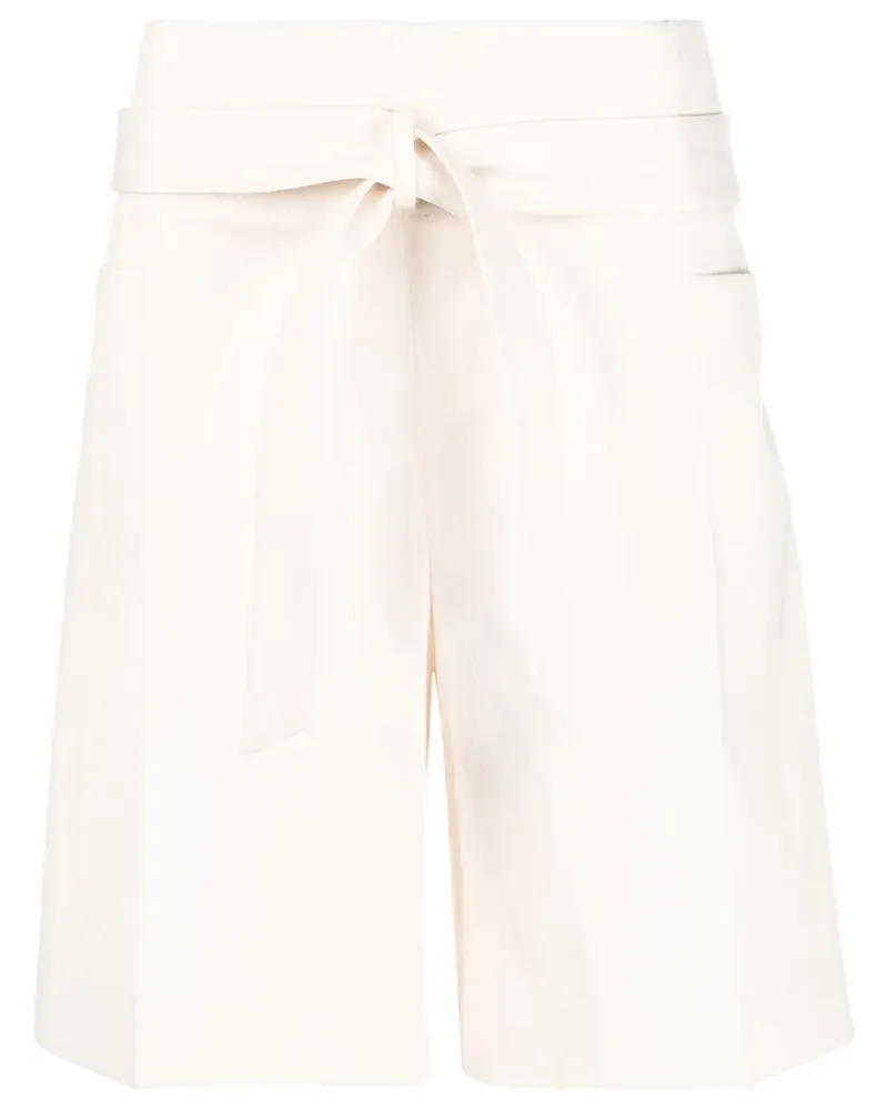 Totême Shorts mit Gürtel - Nude Nude