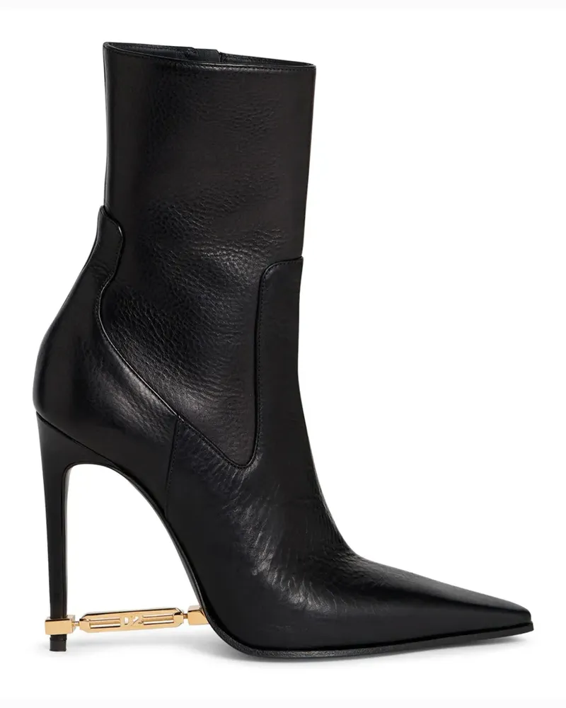 Dsquared2 Stiefeletten mit Metallabsatz - Schwarz Schwarz