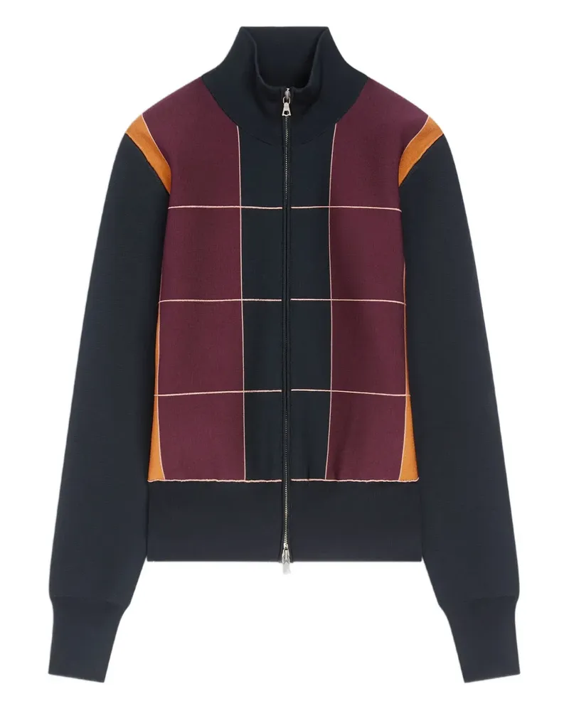 Dries van Noten Karierte Jacke - Blau Blau