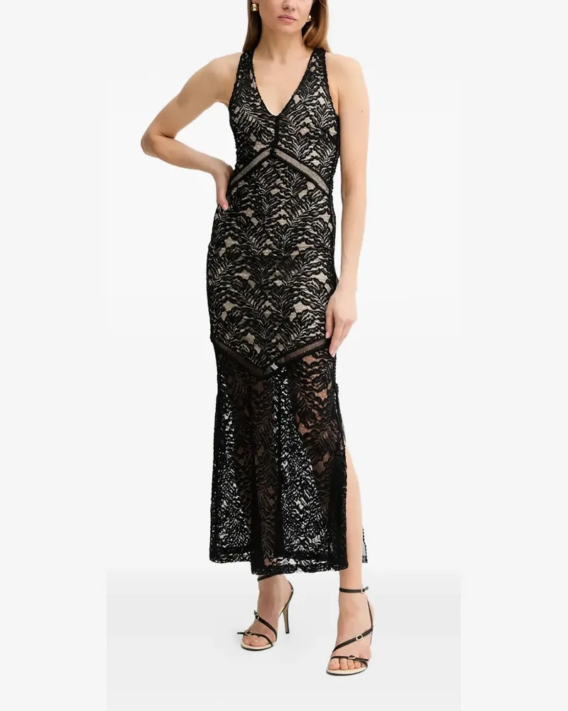 Guess Ärmelloses Maxikleid - Schwarz Schwarz