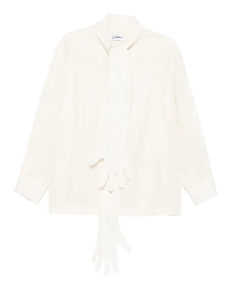 Jean Paul Gaultier Bluse mit Handschuhdetail - Nude Nude