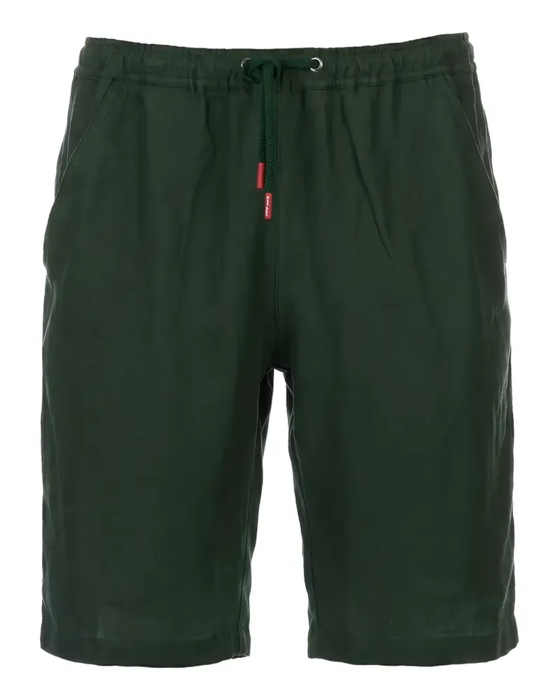 Kiton drawstring-waistband shorts - Grün Grün