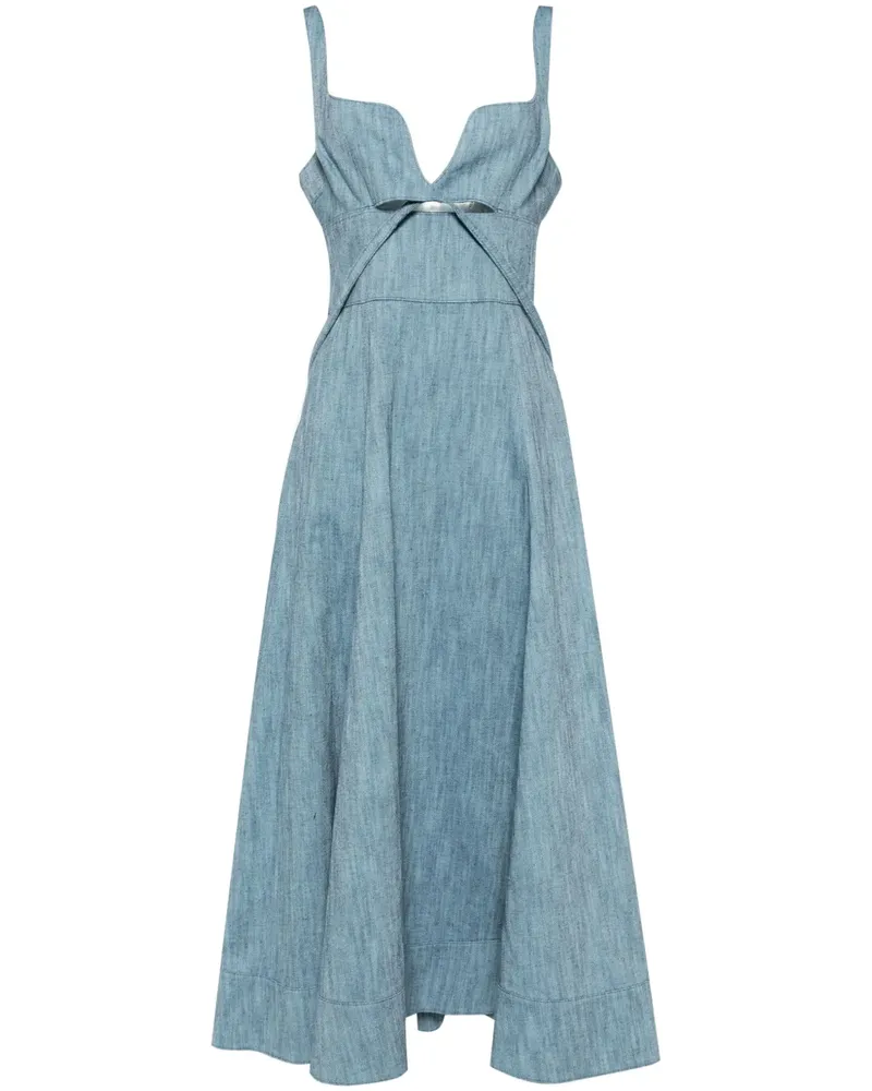 Alexis Sirene Midikleid - Blau Blau