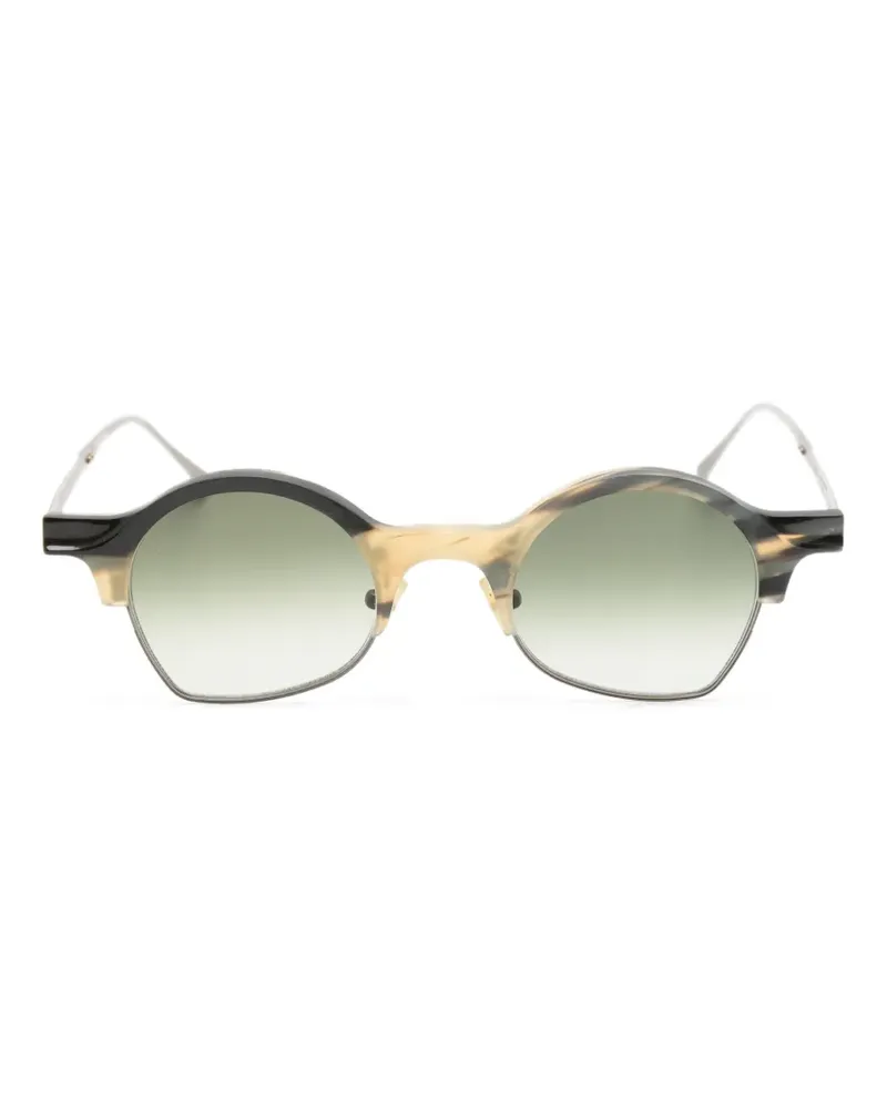 RIGARDS geometric-frame sunglasses - Nude Nude