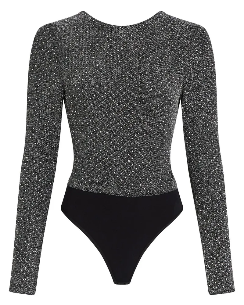 Karl Lagerfeld Body mit Kristallen - Grau Grau