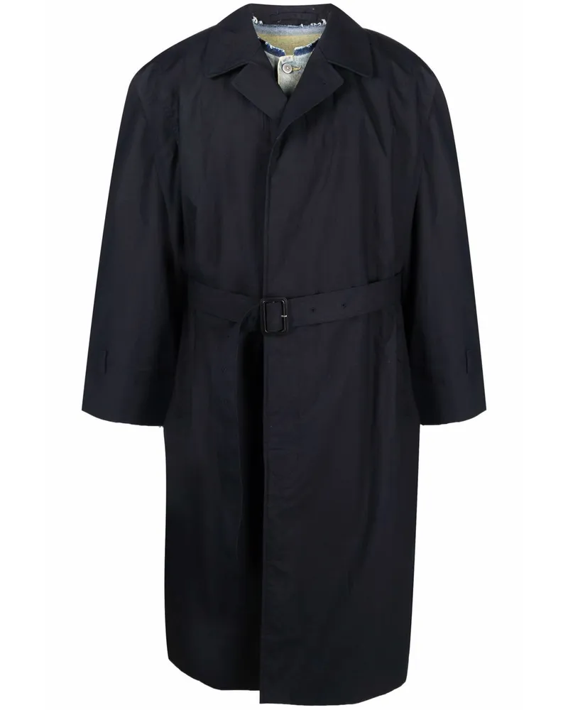 Maison Margiela Trenchcoat im Layering-Look - Blau Blau