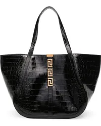 Versace Greca Goddess Mini-Tasche Schwarz