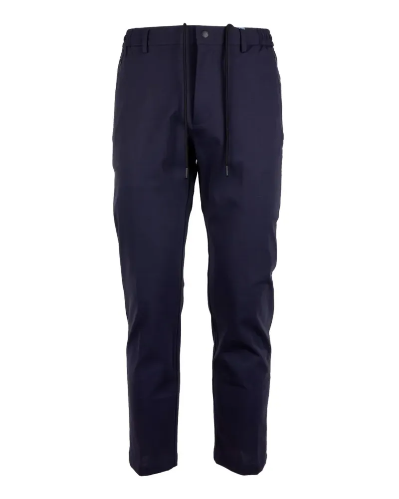 People of Shibuya drawstring straight-leg trousers - Blau Blau