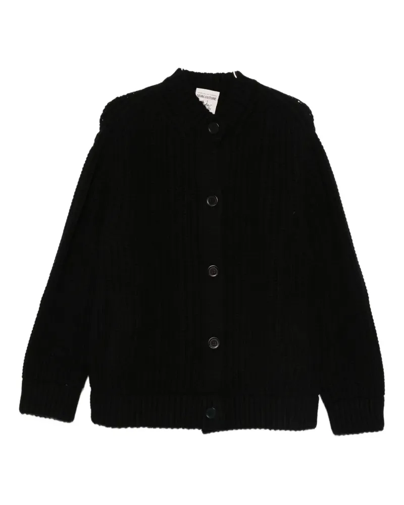 Semicouture button cardigan - Schwarz Schwarz