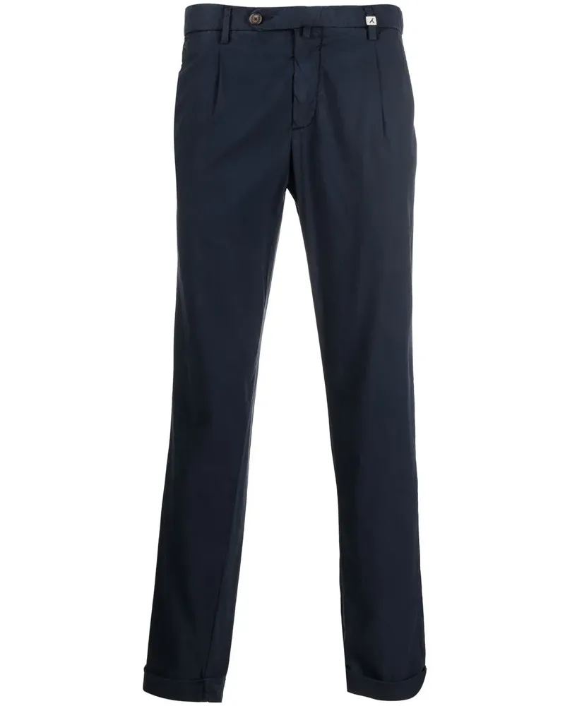MYTHS Chino mit schmalem Schnitt - Blau Blau