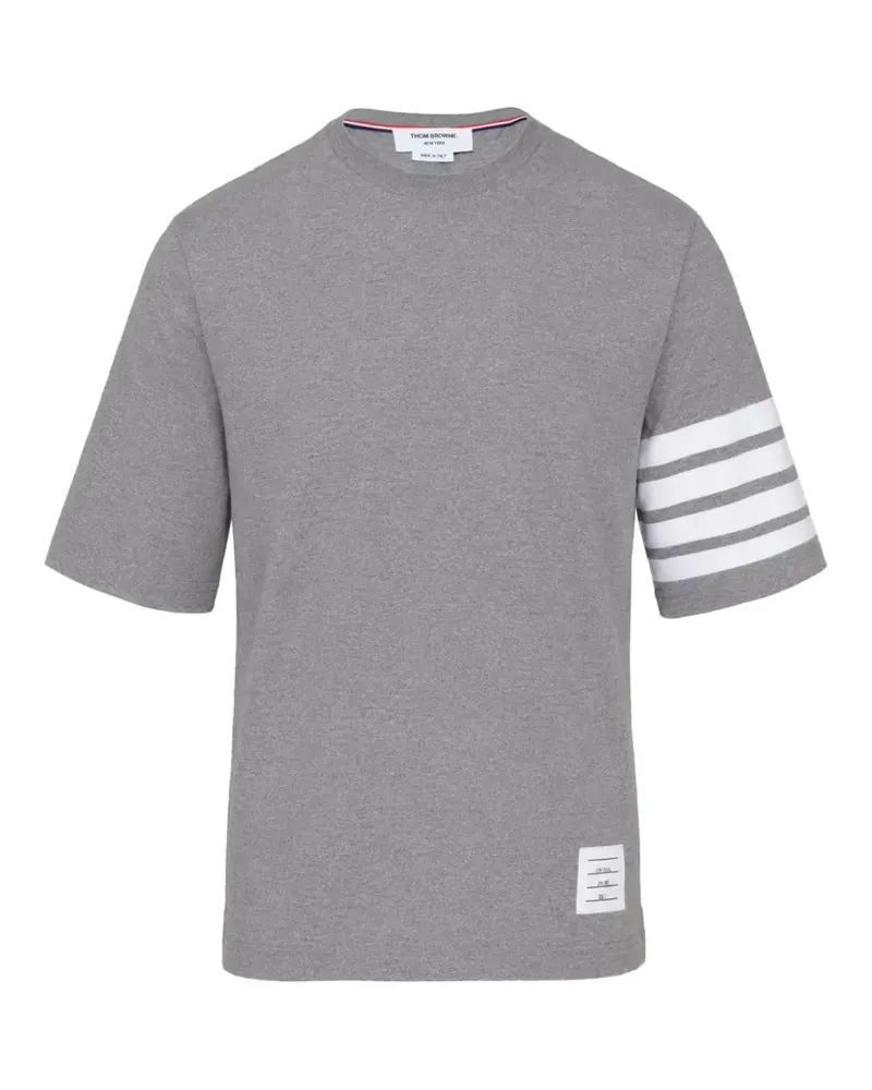Thom Browne jersey Bar short-sleeve T-shirt - Grau Grau