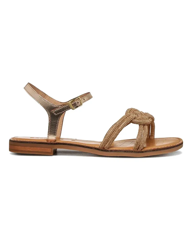 Geox Maddalusia C knotted sandals - Gold Gold