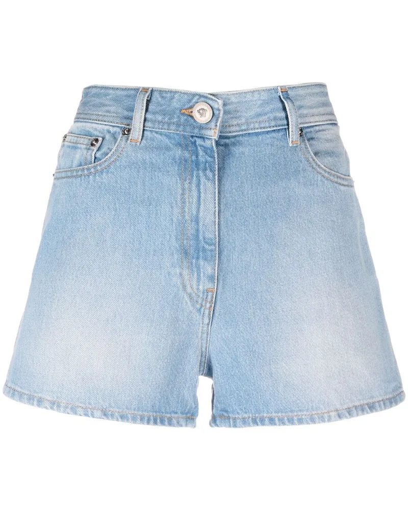 Versace Klassische Jeans-Shorts - Blau Blau