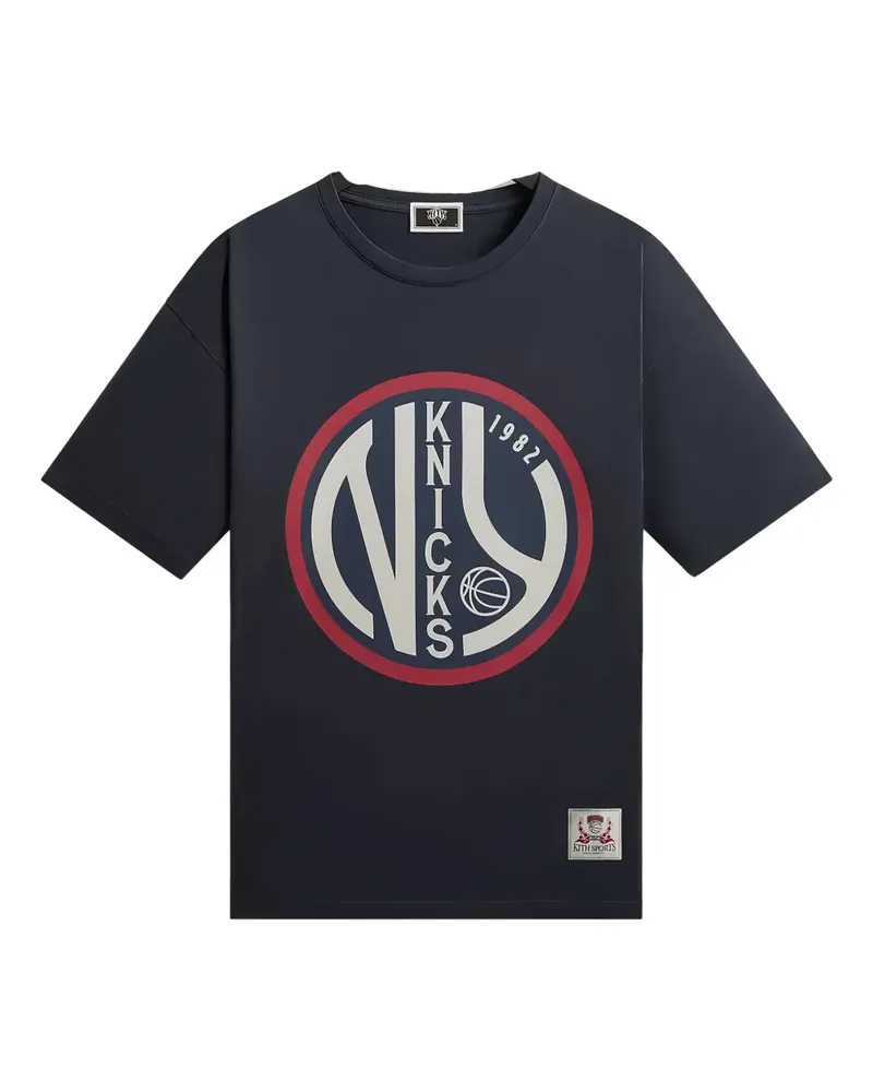 KITH x New York Knicks T-Shirt mit Print - Blau Blau