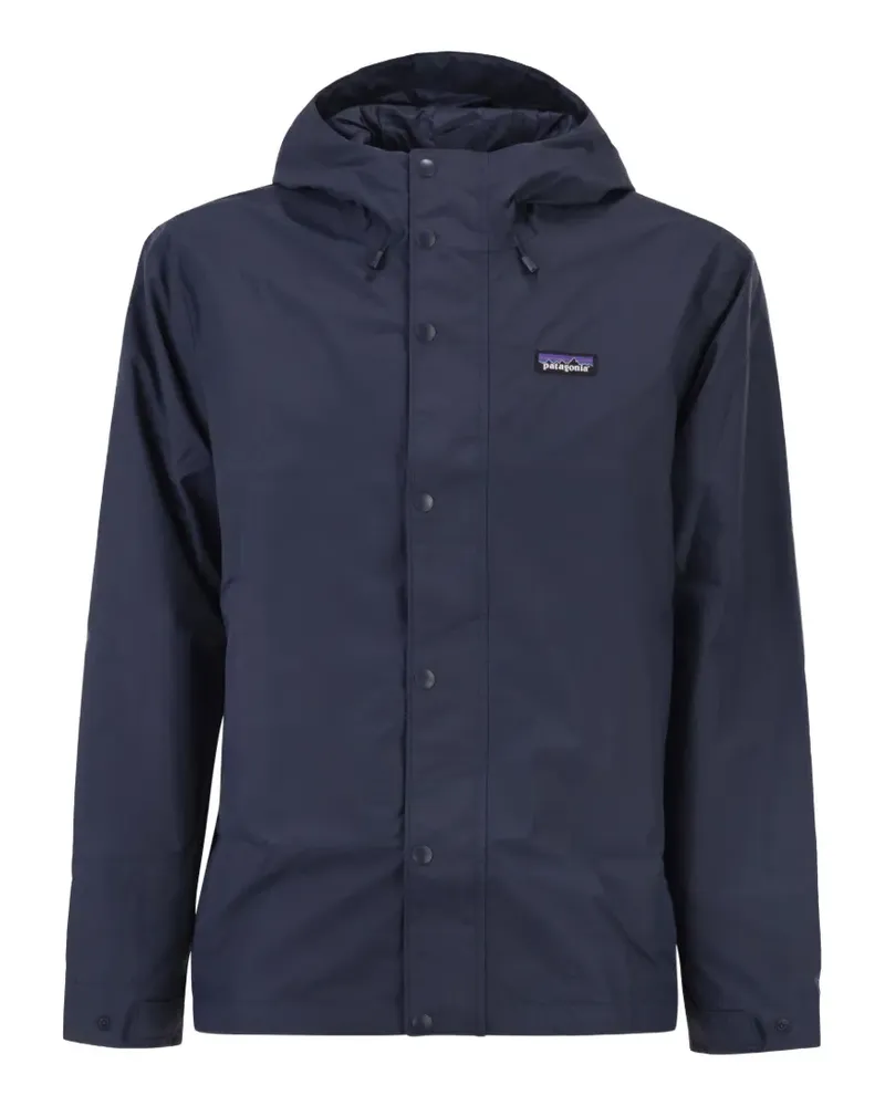 Patagonia Regenjacke mit Kapuze - Blau Blau