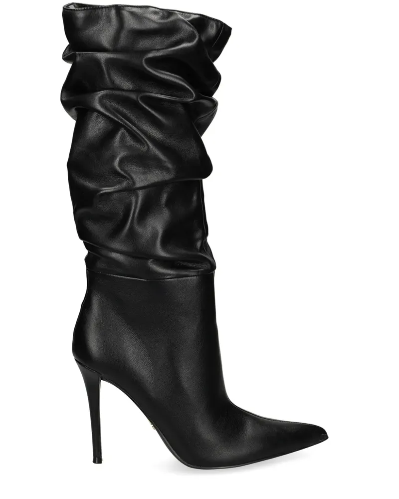 Steve Madden Schmooze Stiefel 100mm - Schwarz Schwarz