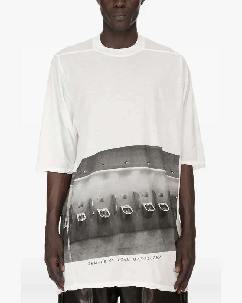 Rick Owens Jumbo T-shirt - Weiß Weiß