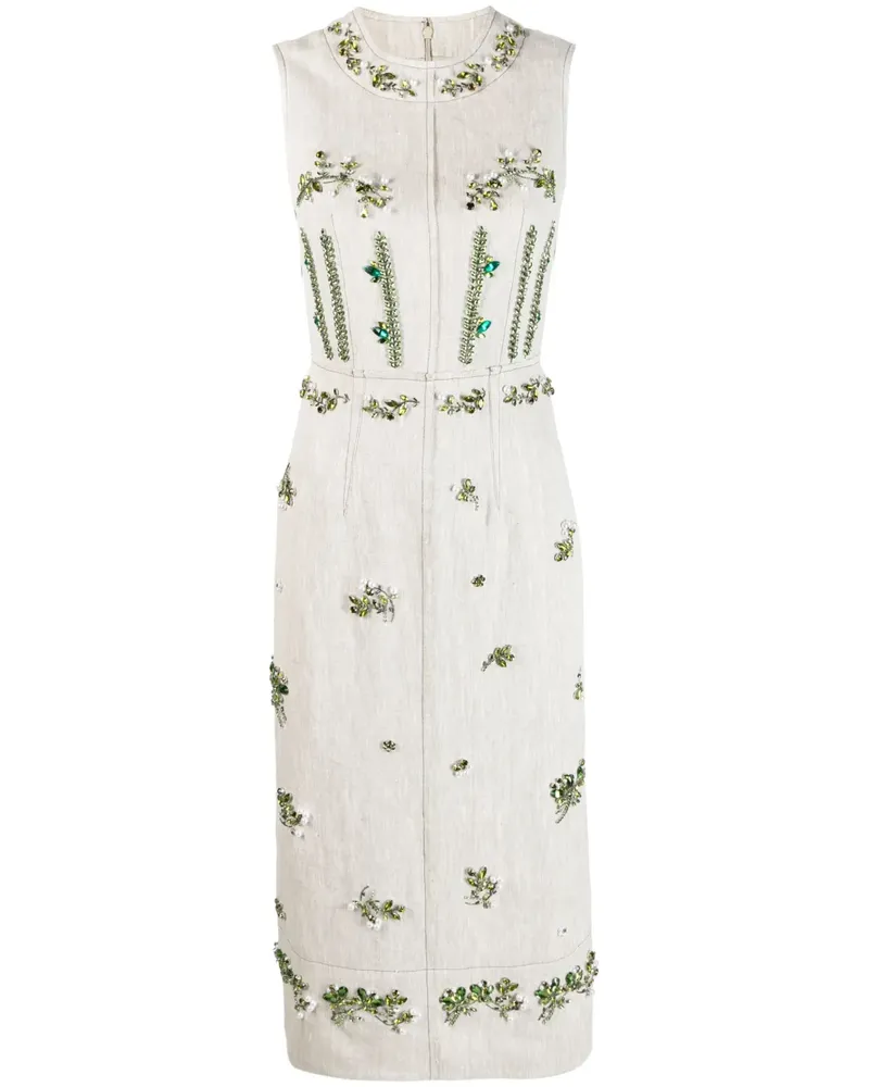 Erdem Ärmelloses Kleid - Nude Nude