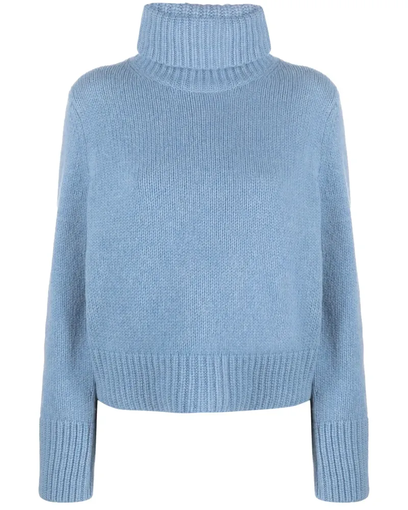 Ralph Lauren Gestrickter Rollkragenpullover - Blau Blau