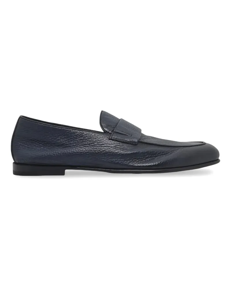 Barrett grainy leather loafers - Braun Braun