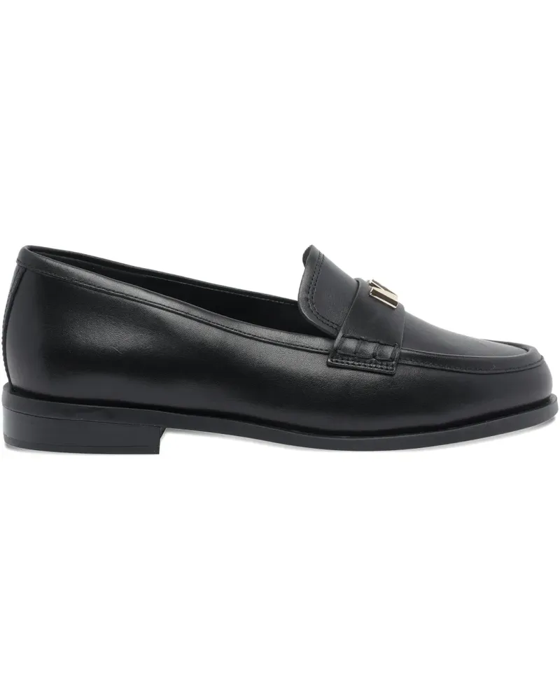 Michael Kors Lex logo-plaque loafers - Schwarz Schwarz