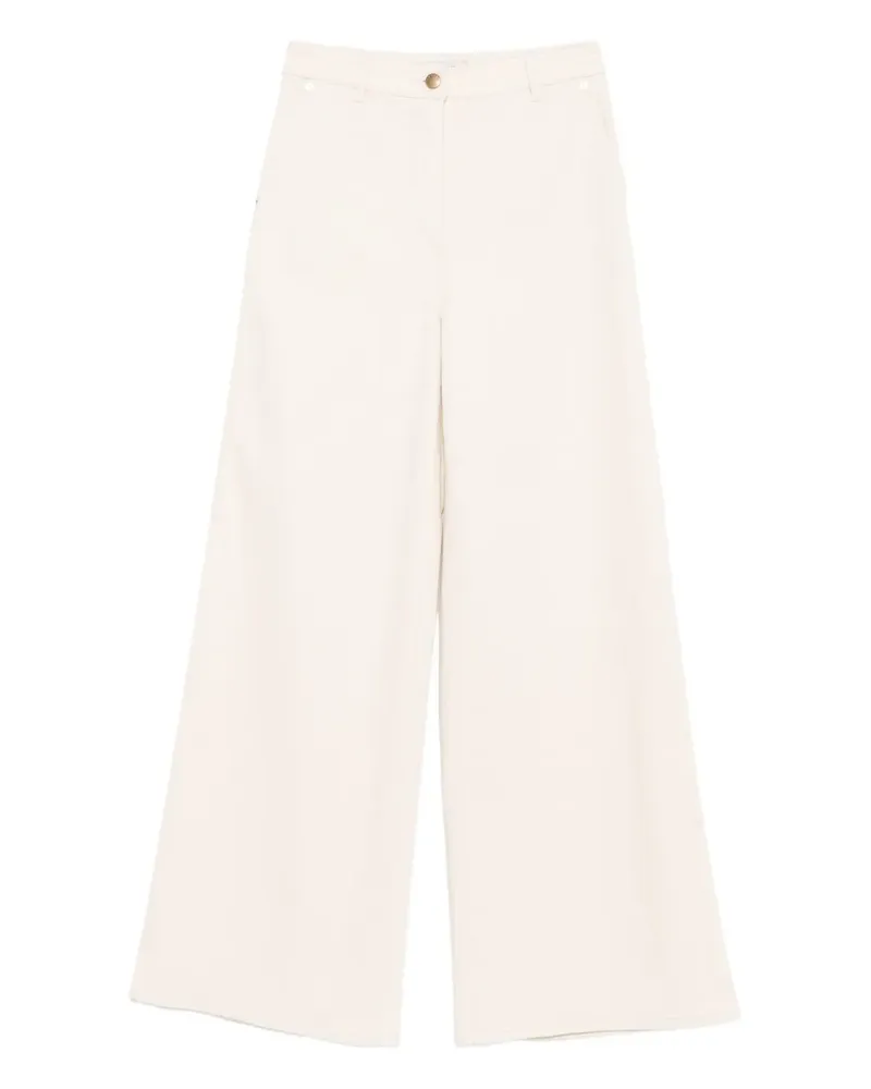 AGNONA cotton trousers - Nude Nude
