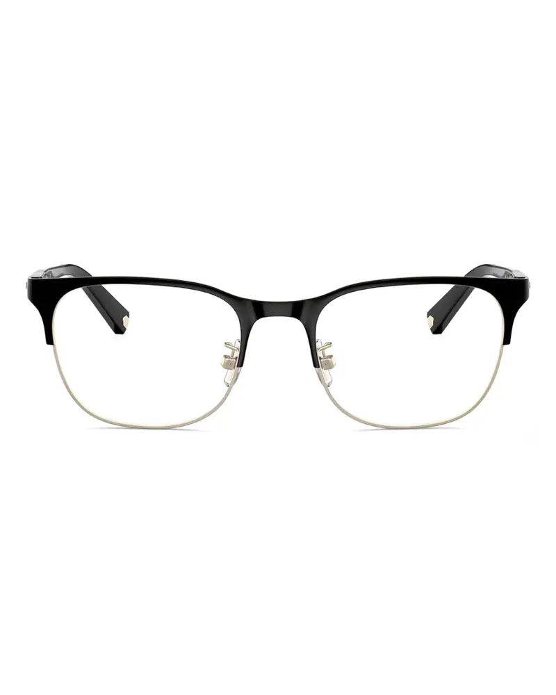Coach browline-frame glasses - Schwarz Schwarz