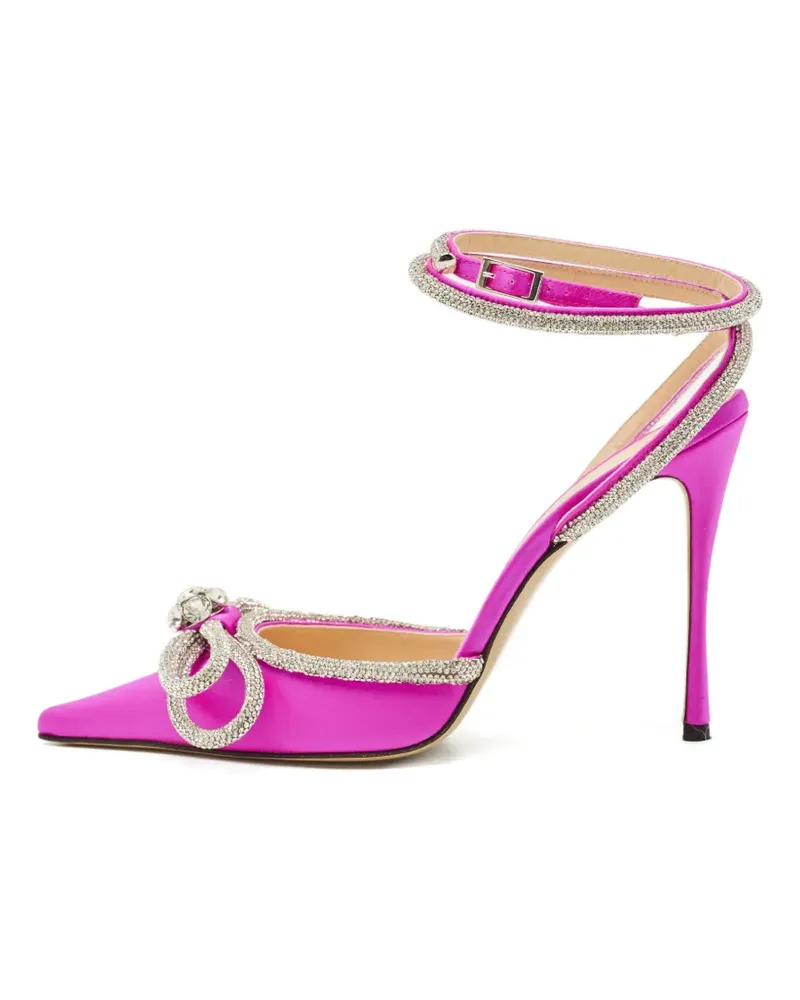 Mach & Mach Pumps mit doppelter Schleife - Rosa Rosa