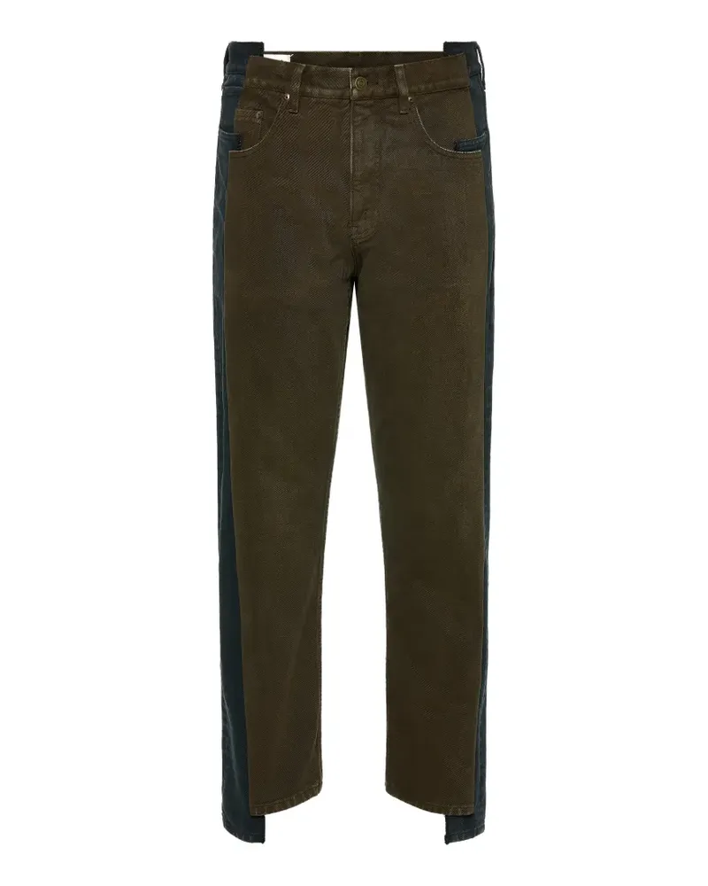 Maison Margiela Gerade Spliced Jeans - Braun Braun