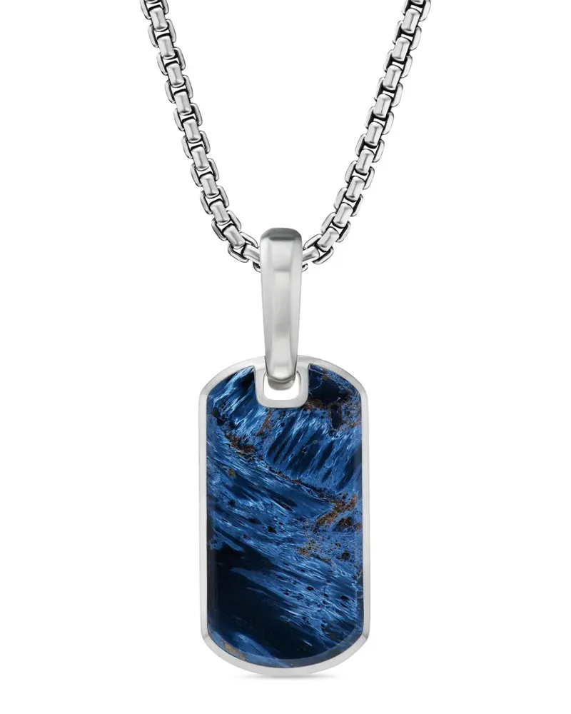 David Yurman Chevron Anhänger aus Sterlingsilber 21mm Silber