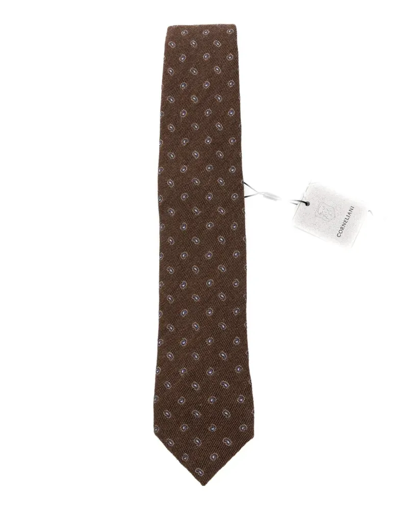 Corneliani paisley-pattern tie - Braun Braun