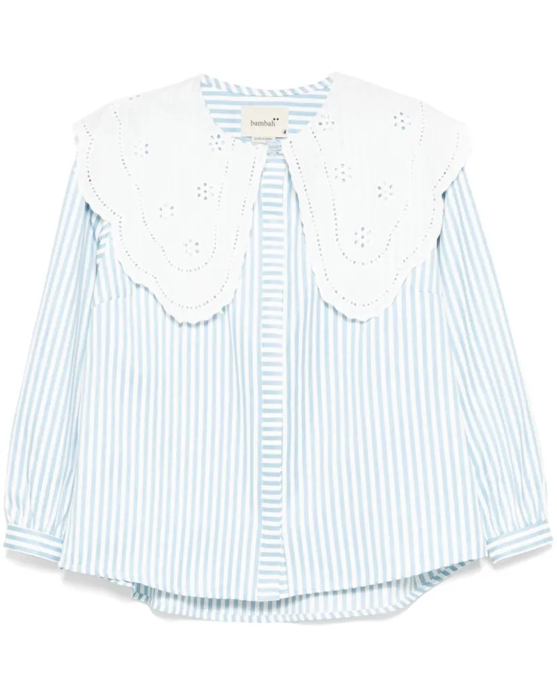 Bambah Capri Hemd - Blau Blau