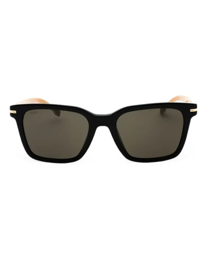 HUGO BOSS square-frame sunglasses - Schwarz Schwarz