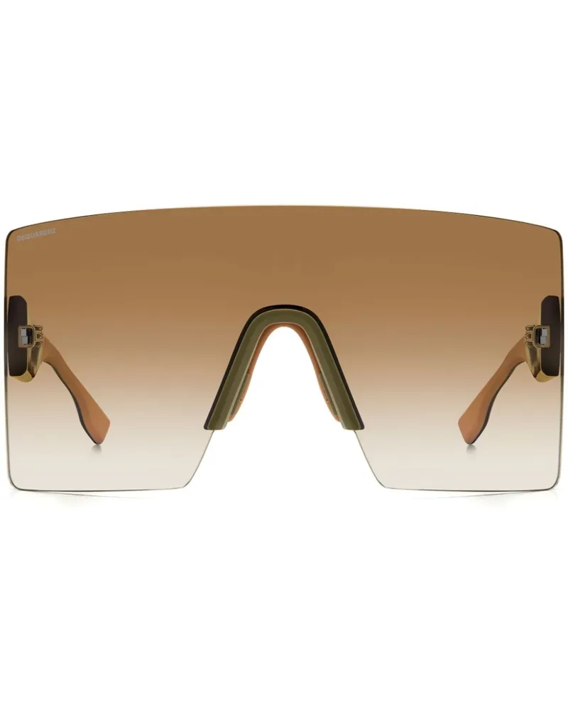 Dsquared2 Hype Sonnenbrille mit Oversized-Gestell Braun