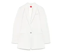 Blazer mit Lurex-Detail - Weiß