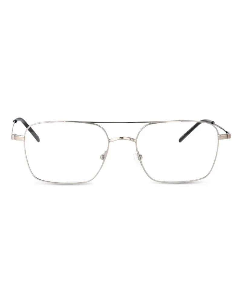 Saint Laurent double-bridge glasses - Silber Silber