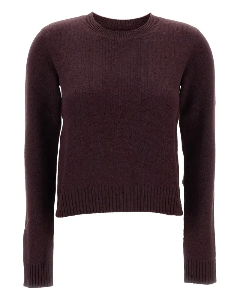 Lisa Yang Pullover mit rundem Ausschnitt - Rot Rot