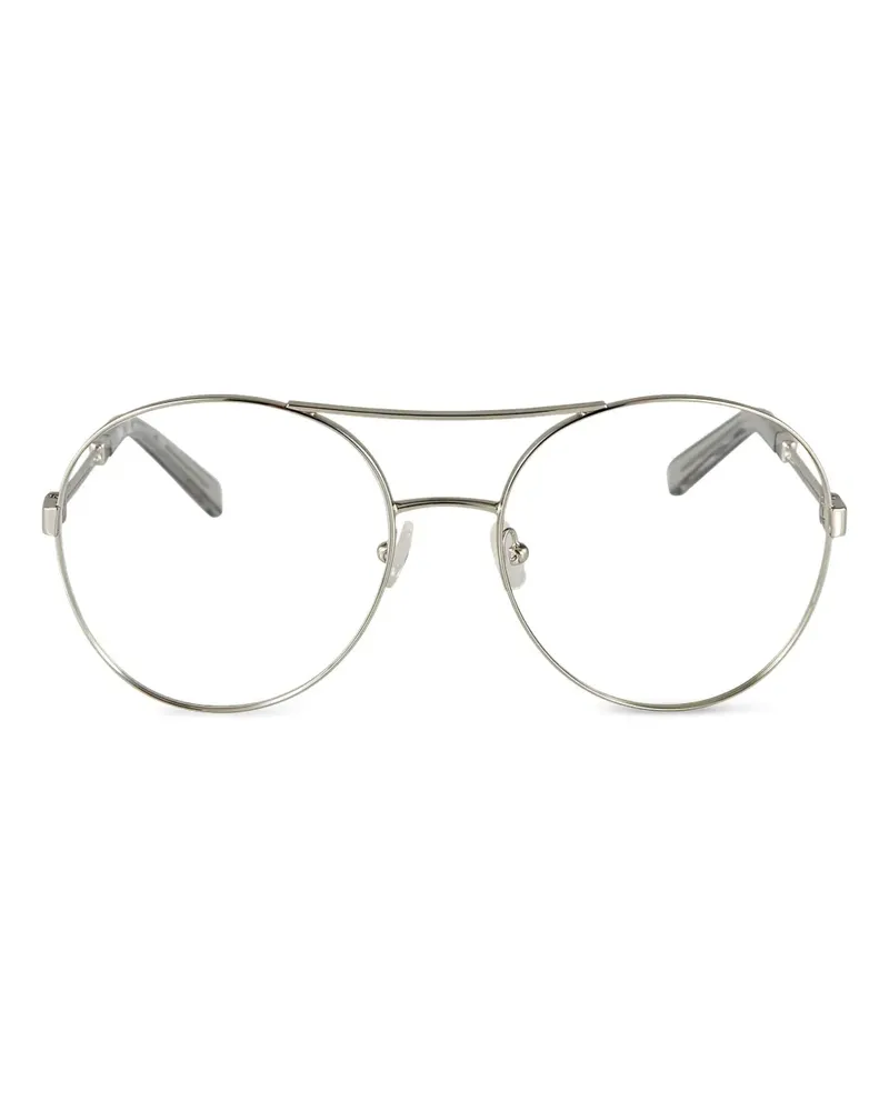 Chloé Brille mit rundem Gestell - Silber Silber