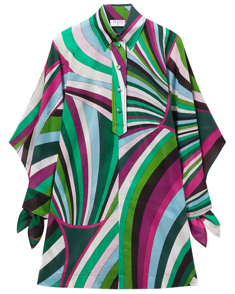 Emilio Pucci Kleid mit Print - Grün Grün