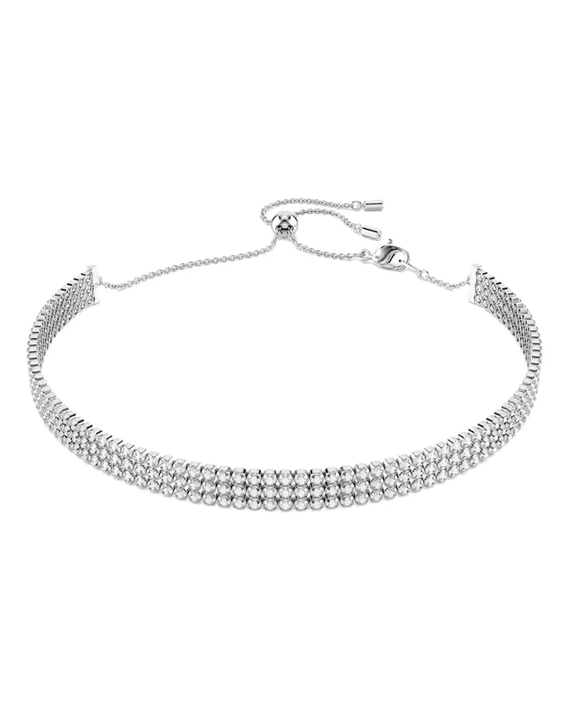 Swarovski Matrix Tennis Choker - Weiß Weiß