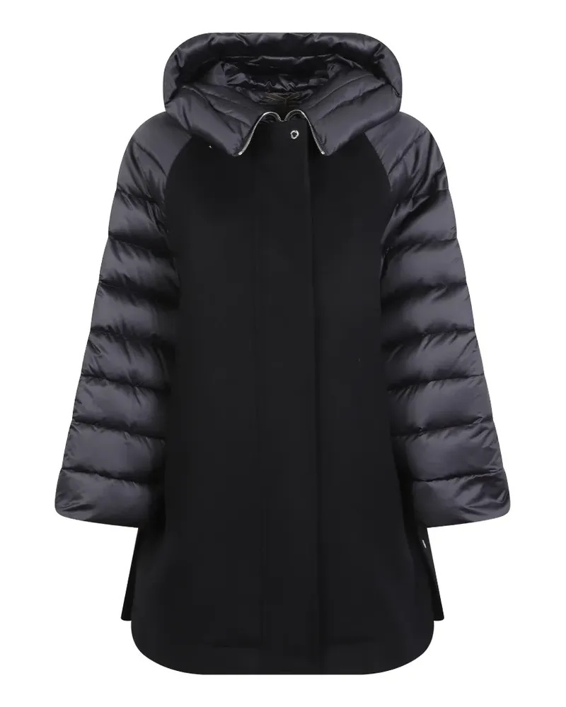 MOORER hooded quilted jacket - Blau Blau