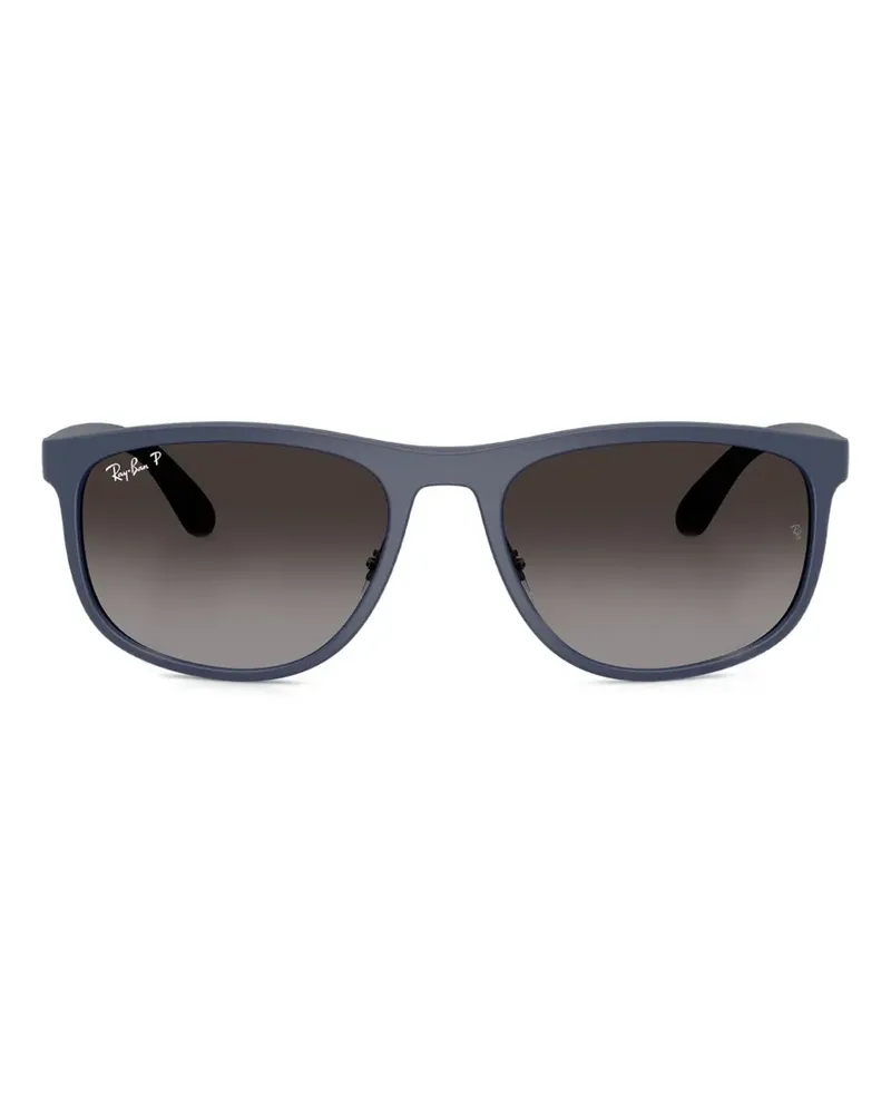 Ray Ban rectangle-frame sunglasses - Blau Blau