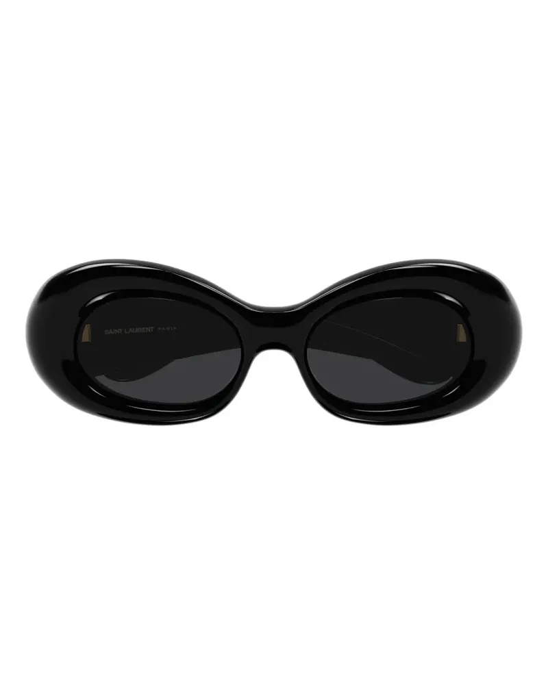 Saint Laurent SL968 round-frame sunglasses - Schwarz Schwarz