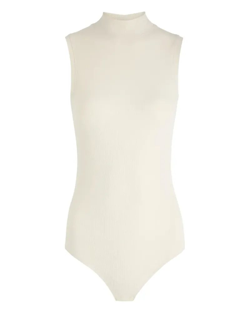 Spanx Suit Yourself ribbed mock-neck bodysuit - Nude Nude