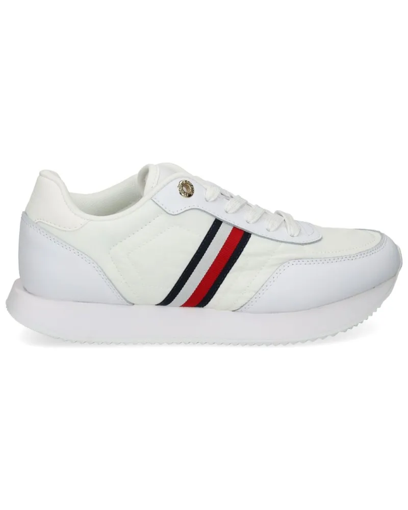 Tommy Hilfiger Global Stripe Essential Sneakers - Weiß Weiß