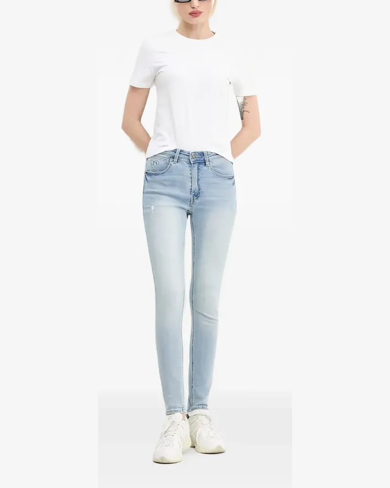 Desigual distressed denim jeans - Blau Blau