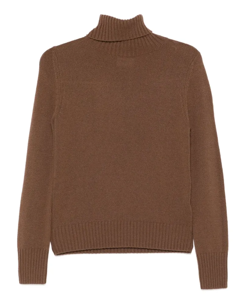 ALLUDE Pullover mit Rollkragen - Braun Braun