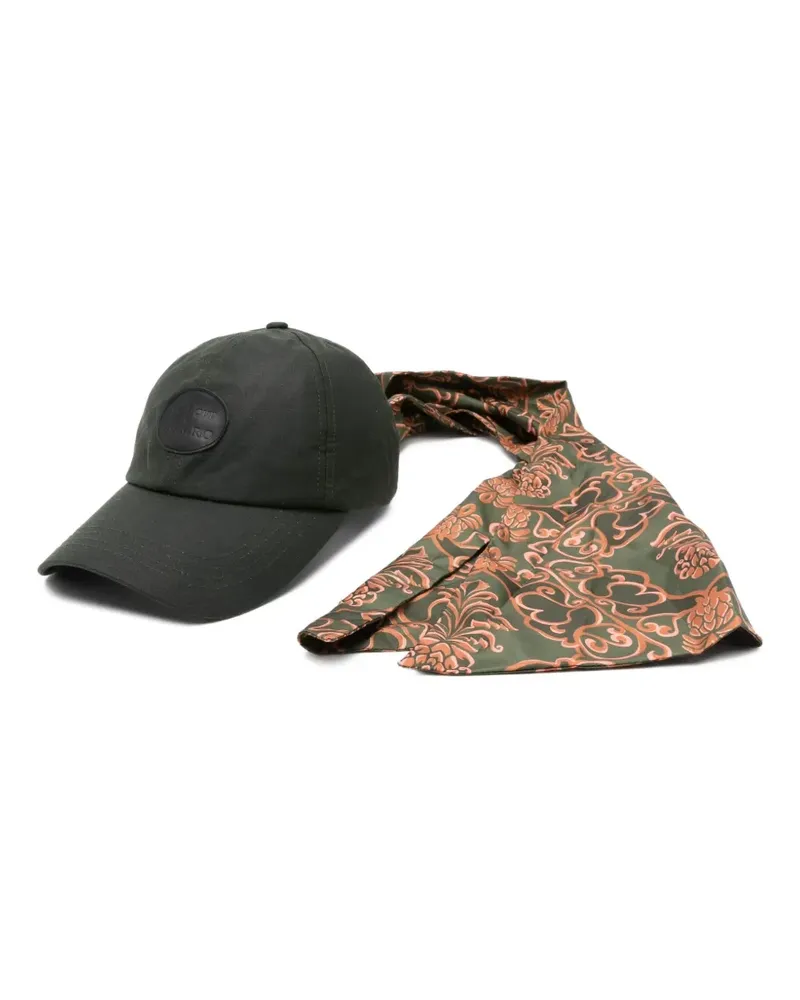 Barbour logo-patch printed cap - Grün Grün