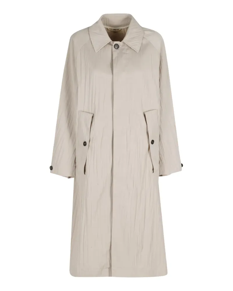 TELA Vischio buttoned coat - Nude Nude