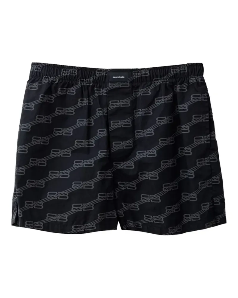 Balenciaga BB Mini Shorts - Schwarz Schwarz